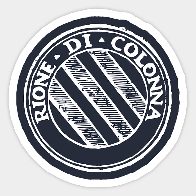 Rione Colonna w-text Sticker by NextStop